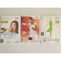 Nintendo Wii Balance Board + Wii Fit,EA Active and Nutrition Matters