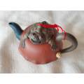 Yixing Zisha Clay Frog Teapot