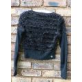 Smash cropped black sweater top - Size S - M