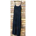 Woolworths black sleeveless long dress - Size 12