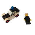 LEGO 602 Fire Chief`s Car and LEGO 600-2 LEGO Police Car