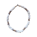 Stone Necklace - White