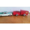 Dinky  #449 and448 Chevrolet El Camino and Trailers