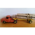 French Dinky #36A Willeme Log Truck