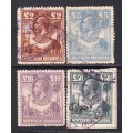 Northern Rhodesia 1925 KG V part revenue set to £50 , used       (BF 1-3,5 , CV £90)