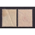 Orange Free State KE 1905-1909 part set, M/H        (SACC 93,94, crease)