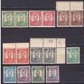 Southern Rhodesia 1937 KG VI part set, M/H & MNH