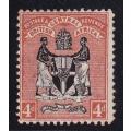 British Central Africa  1896 4d black and orange brown , M/H               (SG 34, CV £35)