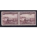 SWA 1937 1 1/2d Additional value pair , MNH       (SACC 123, R250)