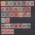 Germany Danzig 1921 -37 part sets, used       (2 scans)