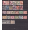 Netherlands Dutch Indies 1892> part sets. used        ( 2 x scans)