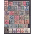 Belgian Congo part sets, used mixed condition      ( 2 x scans)