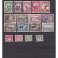 Belgian Congo part sets, used mixed condition      ( 2 x scans)