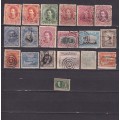 Costa Rica 1862 > part sets, M/H & used       ( 2 x scans)