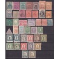 Colombia 1886 > part sets, M/H & used      ( 2 x scans)