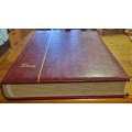 King 24 page stamps album with some used stamps , very good condition