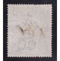 Transvaal 1902 KE £5 violet and grey revenue (CC), used         ( BF 99, £30)