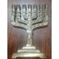 Vintage Hen Holon Israel Menorah.  Jewish Hanukkah.