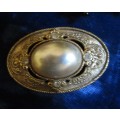 Stunning  Pearl & Diamante Brooch
