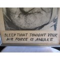 Vintage Poster "Sleep Tight Tonight Your Air Force is Awake"