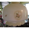 Vintage Hanging Opaque Glass Ceiling Light