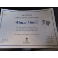 Royal Worcester"Winter Watch"Collectors Plate