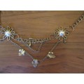Vintage Chain and Pearl Belt