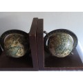 World Globe  Bookends