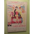 Original C1957 Vintage Les Girls Movie Poster With Gene Kelly