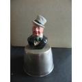 Migawaber Character Yeoman Silver Plate Dinner Bell