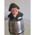 Bumble Character Yeoman Silver Plate Dinner Bell