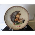 Hummel Aniversary Plate 1981