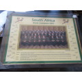 Framed 1997 World Cup Rugby Picture of the Team With Autographs