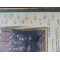 Framed 1997 World Cup Rugby Picture of the Team With Autographs