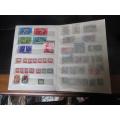 Vintage Stamp Album With Stamps
