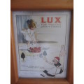 Vintage Lux Framed Advertising Poster