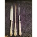 Silver Plated Carving Set