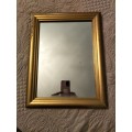 Vintage Gold Wooden Mirror