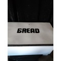 Vintage Enamel Bread Bin  with Tilt Lid