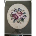 Framed Floral Tapestry