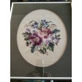 Framed Floral Tapestry