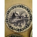 Set of 3 Special Limited Edition Delft Plates