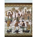 French Tapestry Arabian Scene Framed