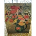 Painting of Daisies in a Jug Unframed