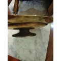 Tazza Antique Brass & Bronze Tazza With Cherub/ Angel Decoration