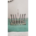 Antique Silver Plated Toast Rack