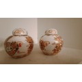 Pair of Oriental Style Ginger Jars