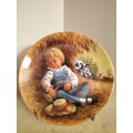 1980 Reco Collectors Plate Little Boy Blue - Mother Goose Series