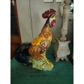 Large Porcelain Rooster Figurine Made in Spain