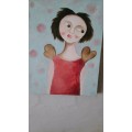 Whimsical Girl Painting by Garl